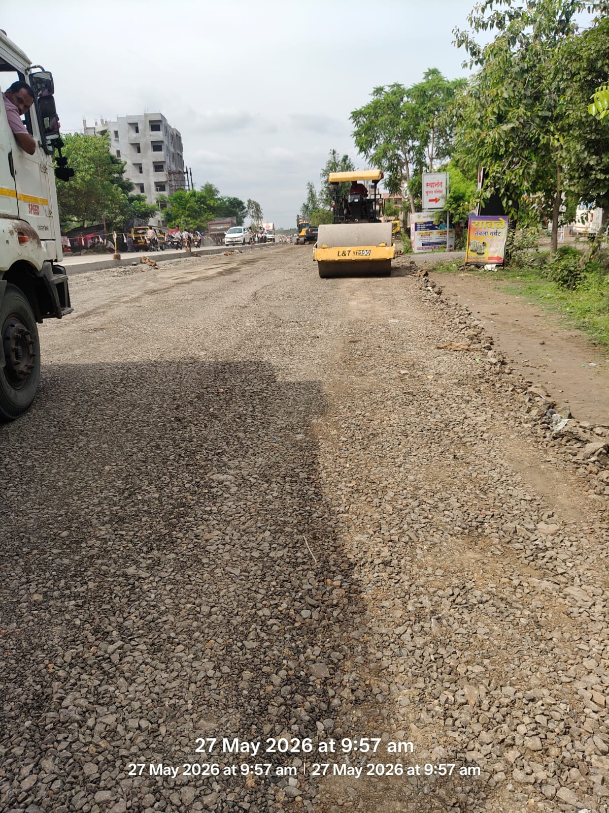 Concrete Road Base Pour